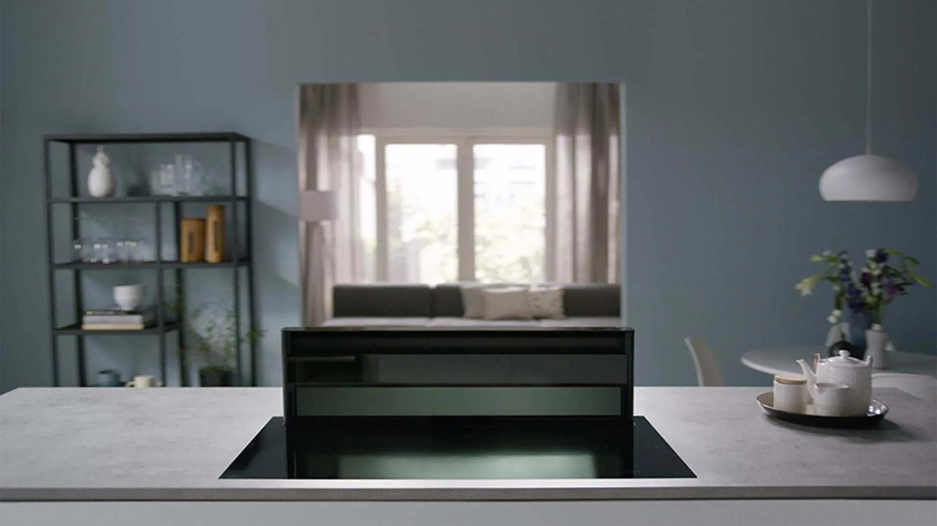 Novy hob + air purifier Novy Panorama Power 1831