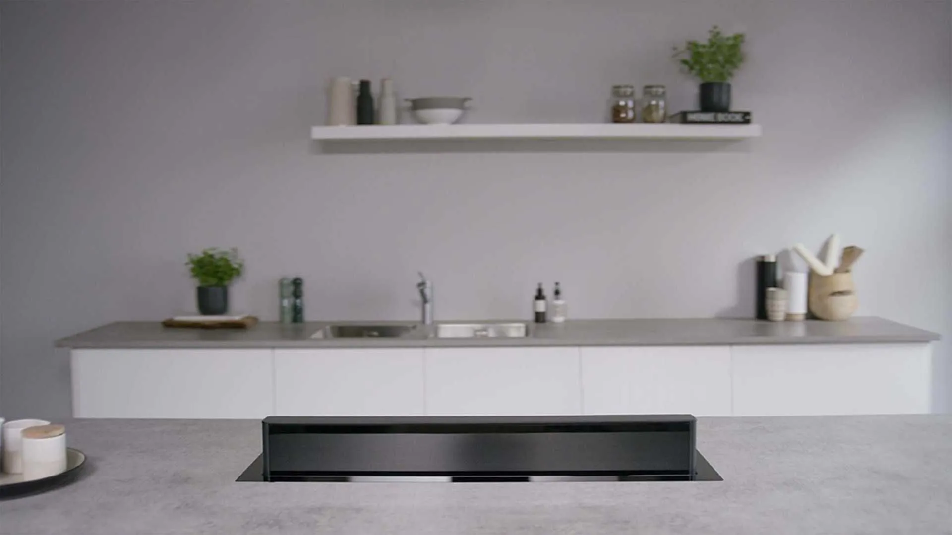 Novy hob + air purifier Novy Panorama Power 1831