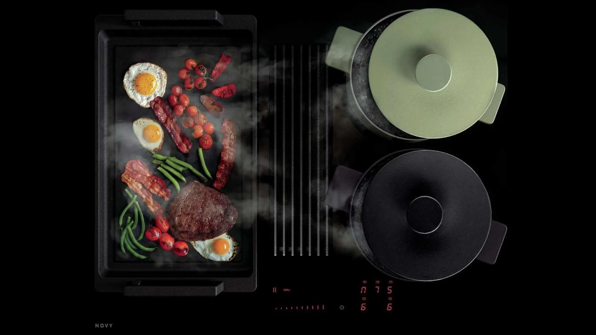 Novy hob + air cleaner Novy Easy 1881