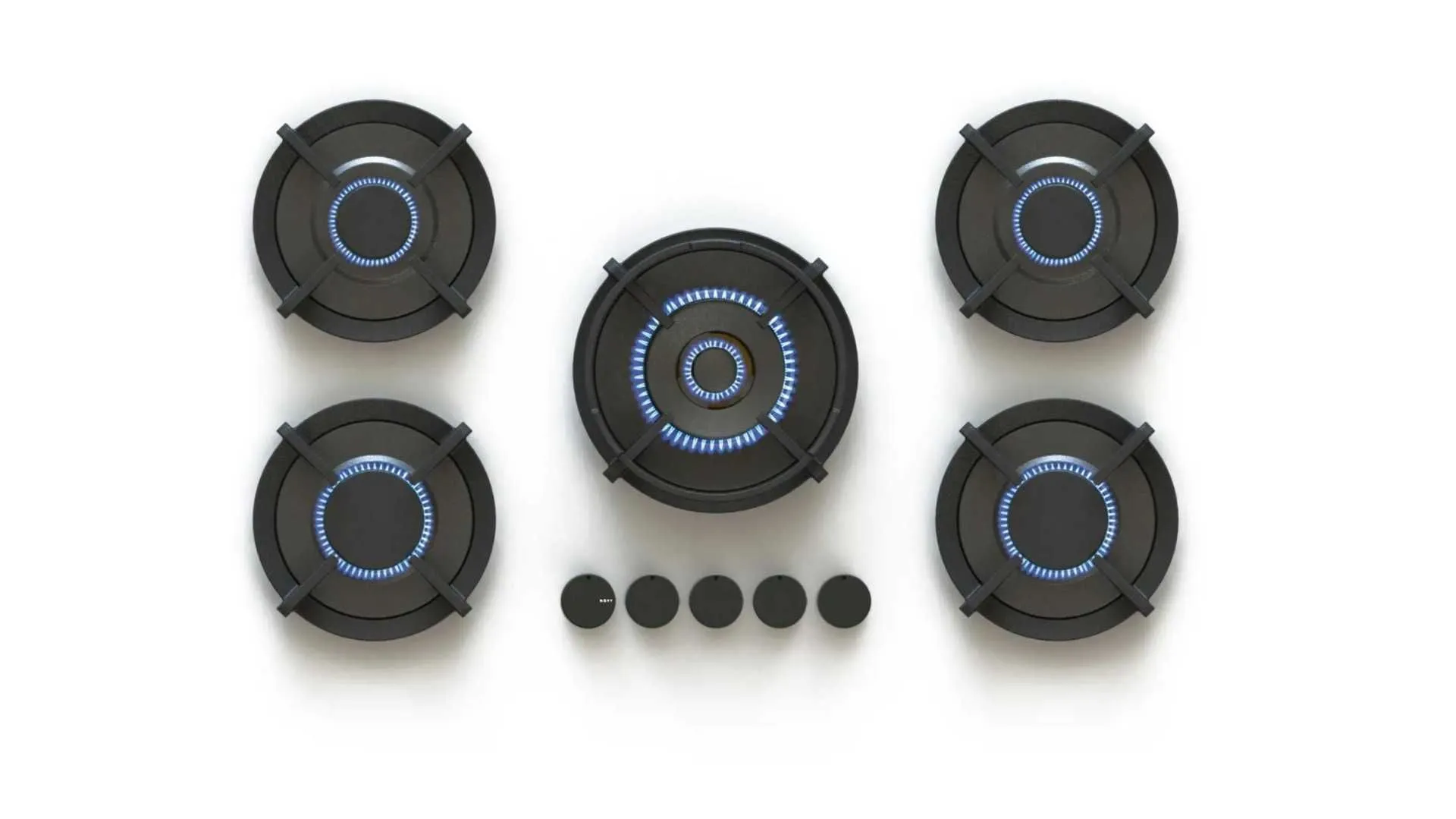 Novy gas stove Elbrus Top 56016