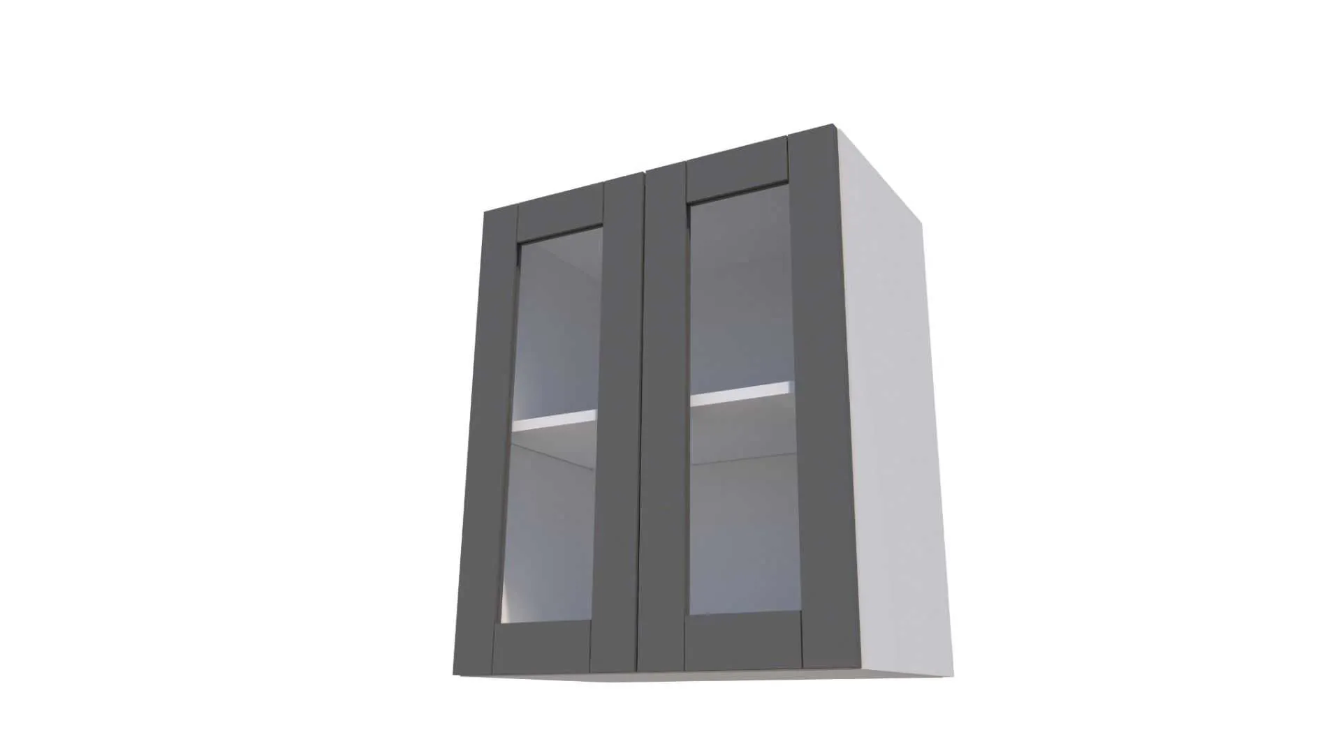 1 klaasukse ja 2 vaheriiuliga, 60-69 cm