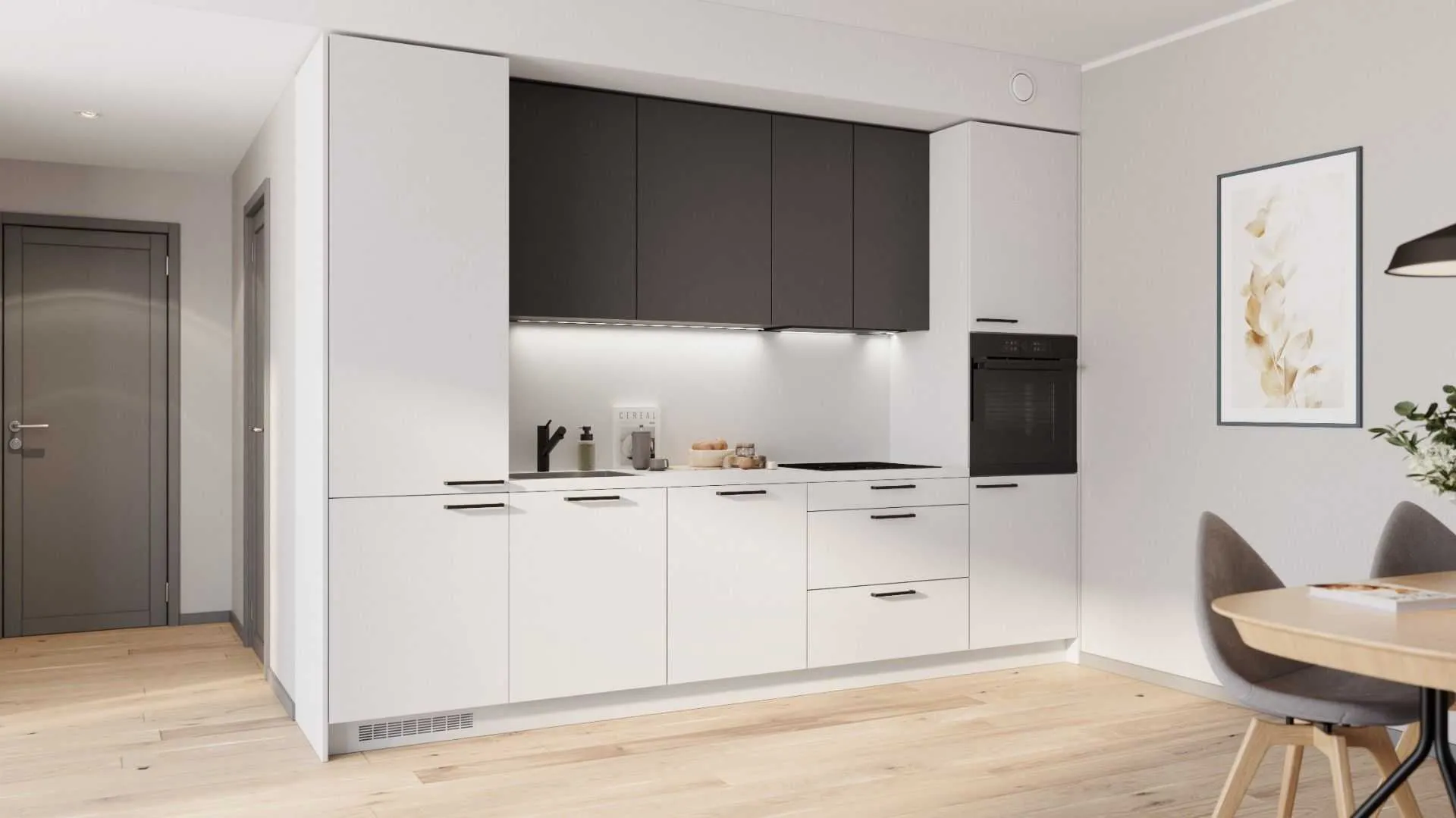 Nella straight kitchen set 324 cm