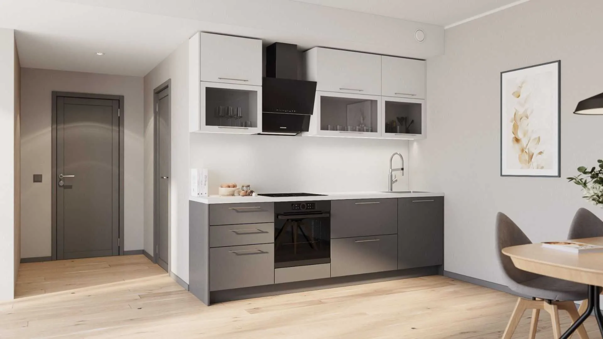 Dalia straight kitchen set 264 cm