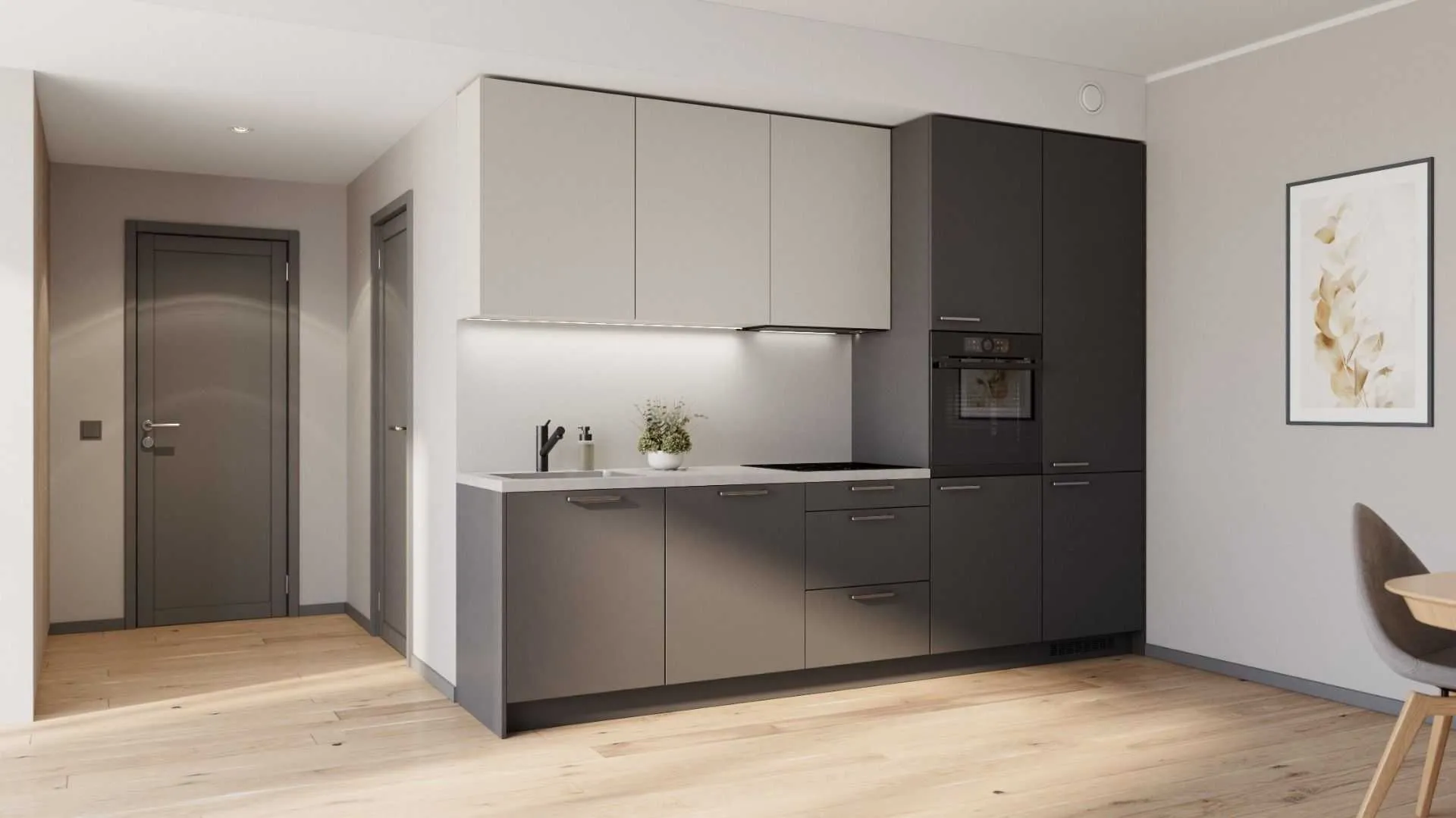 Кухонный гарнитур Elsa прямой 304 см