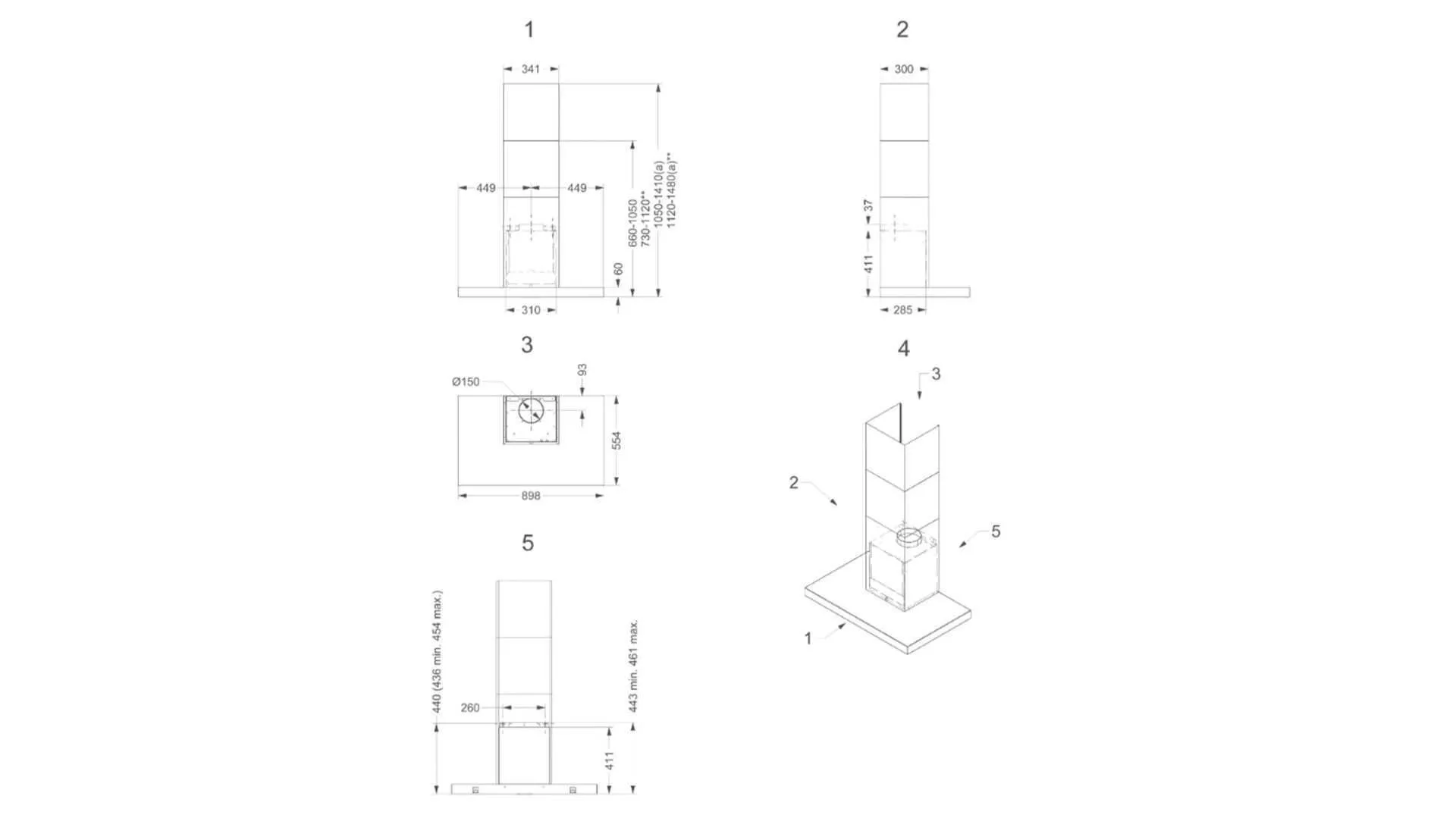 Novy wall-mounted air purifier Flatline 7602