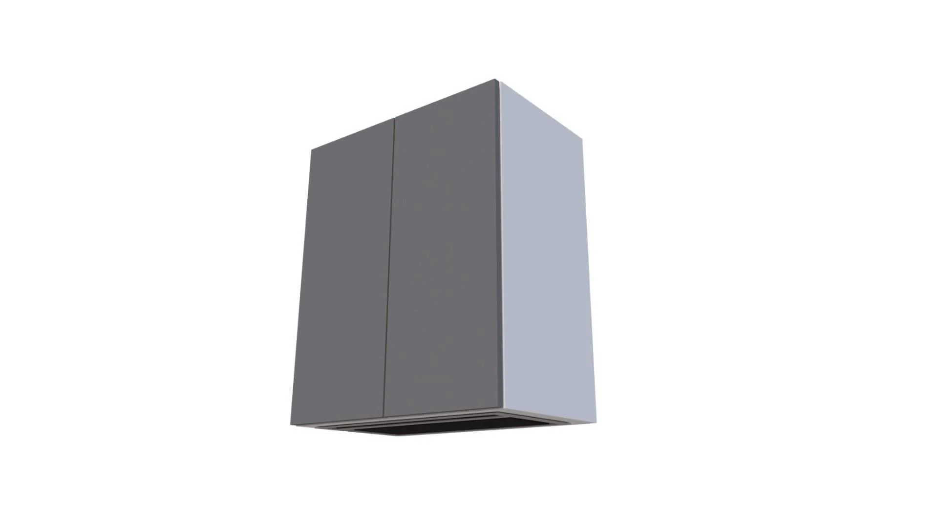 Seinakapp integreeritavale õhupuhastajale 2 uksega, kõrgus 90 cm