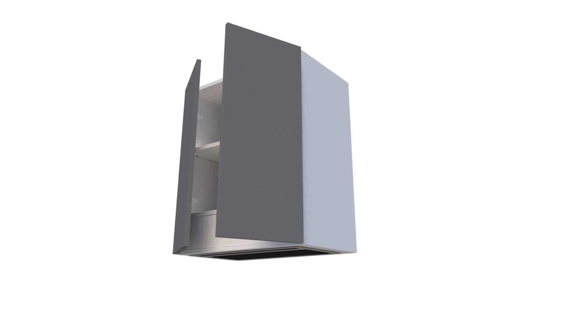 Seinakapp integreeritavale õhupuhastajale 2 uksega, kõrgus 90 cm