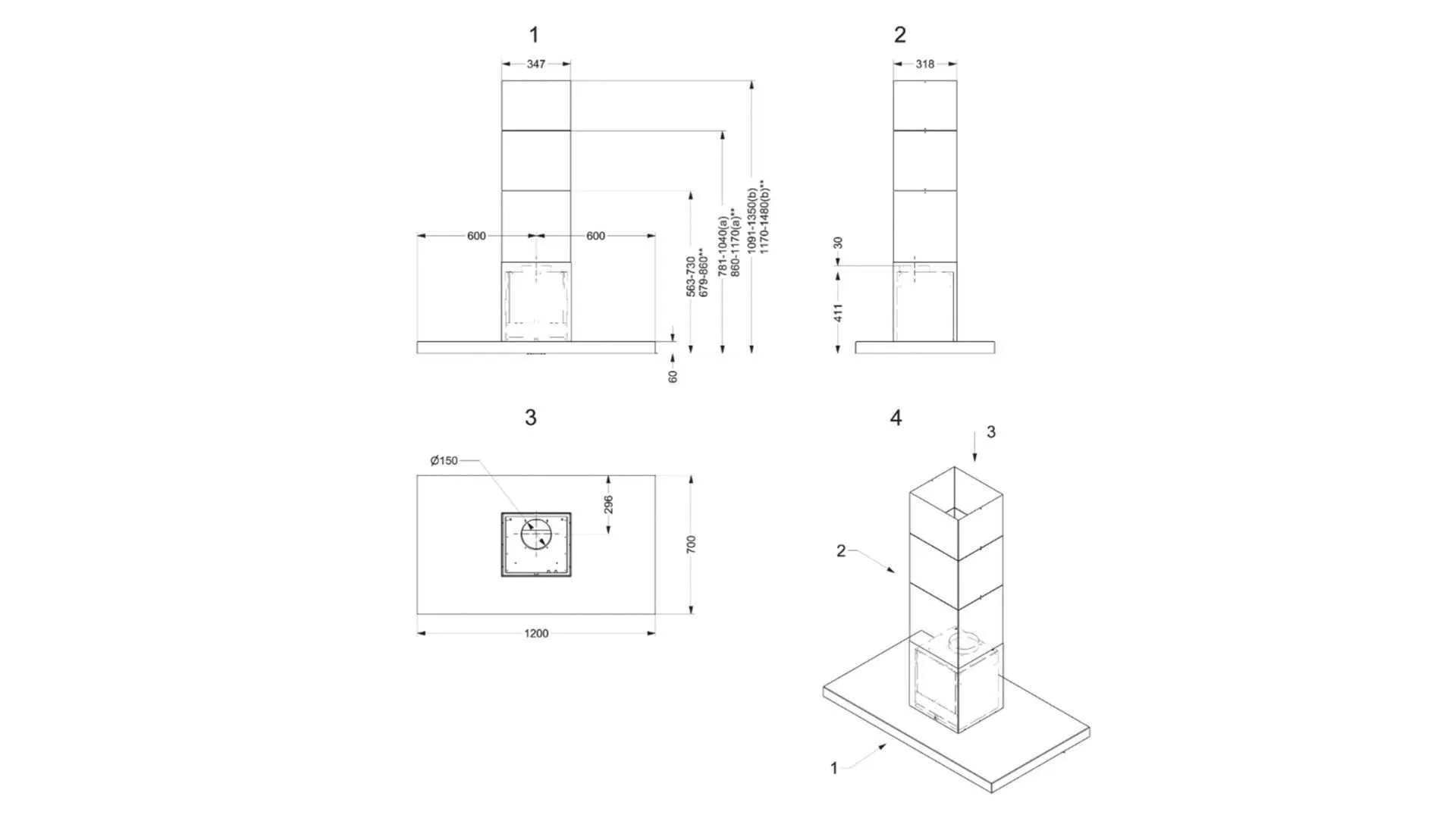 Новый очиститель воздуха для острова Flatline 7665