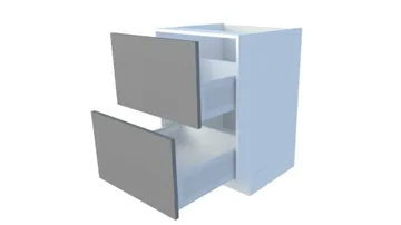 Põrandakapp 2 sahtliga, 90-99 cm