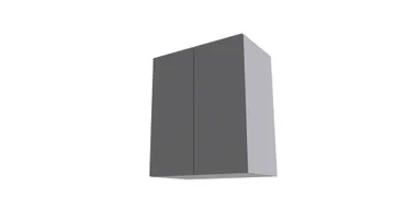 Seinakapp 2 ukse ja 2 vaheriiuliga, 60-69 cm