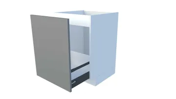 Тумба под мойку с ящиком, 50-59 см