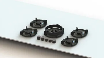 Novy gas stove Elbrus Top 56016