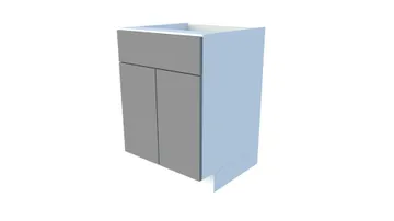 Floor cabinet with 1 drawer, 2 doors and a shelf, 70-79 cm