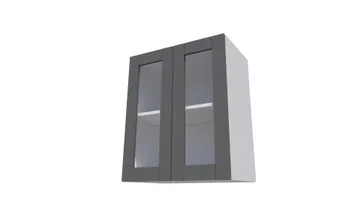 1 klaasukse ja 2 vaheriiuliga, 60-69 cm