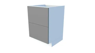 Põrandakapp 2 sahtliga, 100-109 cm