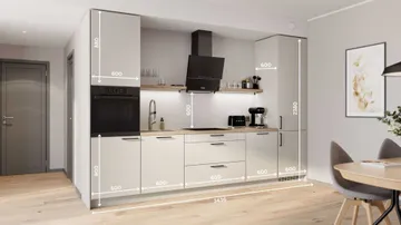 Ylva straight kitchen set 344 cm