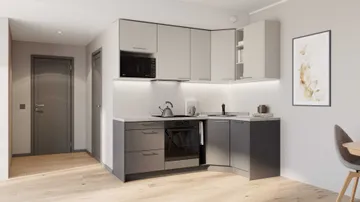 Elin corner kitchen set 132×222 cm