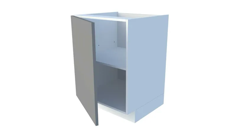 Põrandakapp 1 ukse ja vaheriiuliga, 20-29 cm