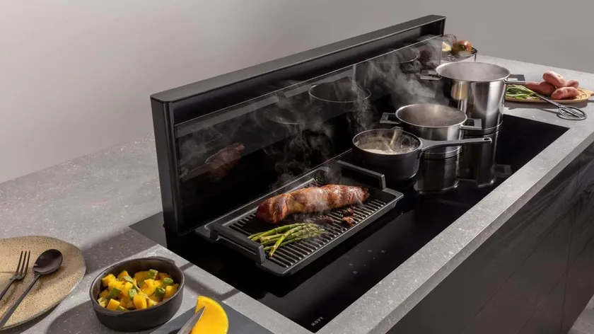 Новая варочная панель+вытяжка Novy Panorama 120 Pro 42120