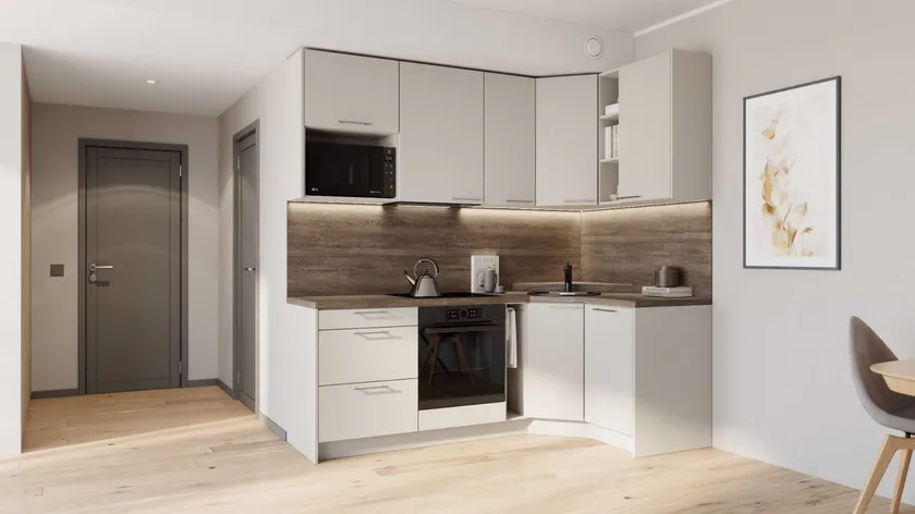 Sofia corner kitchen set 132×222 cm